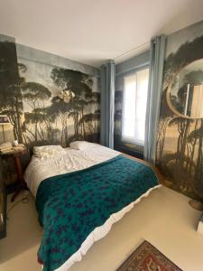 Postel nebo postele na pokoji v ubytování T3 lumineux et moderne Plein centre, Gare et Tram à 50m