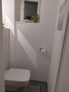 Koupelna v ubytování Ferienhaus Tauber Lodge für Familie & Freunde