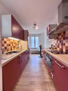 Køkken eller tekøkken på EU Schuman