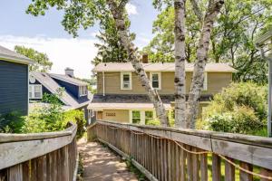 Bygningen som feriehuset ligger i