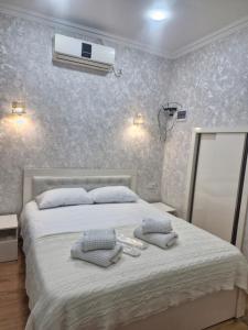 Postel nebo postele na pokoji v ubytování Guest house Lana