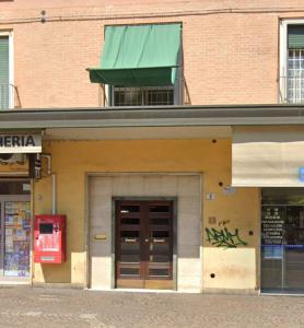 Facaden eller indgangen til Palazzo Creti