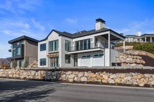 Bygningen som feriehuset ligger i