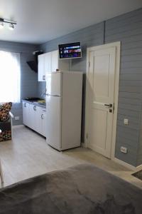 Køkken eller tekøkken på Green Hill Apartments