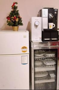 Køkken eller tekøkken på 경주마름달 x층 독채민박