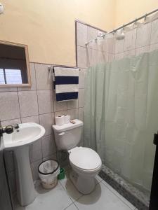 Phòng tắm tại Casa Vásquez