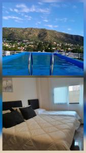 Postel nebo postele na pokoji v ubytování Departamento Anita Villa Carlos Paz