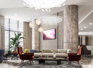 Posezení v ubytování Crowne Plaza Durres by IHG