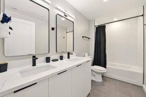 Et badeværelse på Union market Lux condo