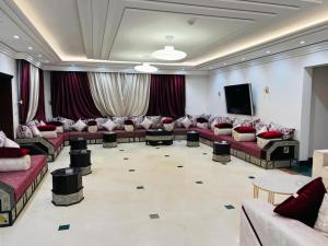 Posezení v ubytování فندق غلاديلاس