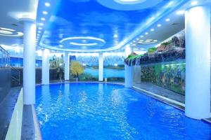 Bazén v ubytování فندق غلاديلاس nebo v jeho okolí