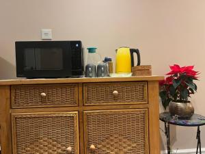 TV/trung tâm giải trí tại Cosy self-contained extension with skylight & garden view