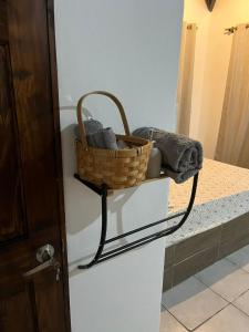 Postel nebo postele na pokoji v ubytování Green Point