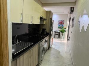 Køkken eller tekøkken på Studio Stade Morocco