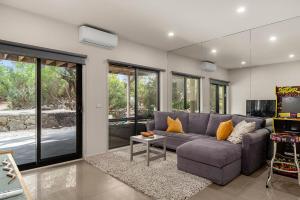 Et opholdsområde på Silverdreams Family Retreat on Beach