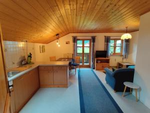 Køkken eller tekøkken på Holiday apartment Sonnenberg