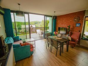 Et opholdsområde på A comfortable house in Kashubia for 4 people