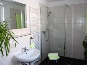 Koupelna v ubytování XXL Ferienhaus in Struppen + 31 fotografií