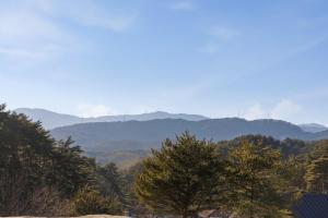 a view of auliculiculiculiculiculiculiculiculiculiculiculic at Gangneung Solol Pension in Gangneung