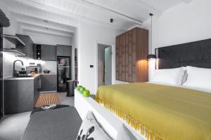 Postel nebo postele na pokoji v ubytování stema suite 2