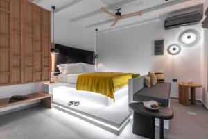 Postel nebo postele na pokoji v ubytování stema suite 2