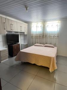 Kuchyň nebo kuchyňský kout v ubytování Casa Aconchego da Vó Gera