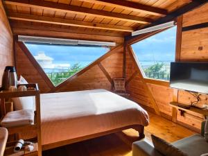 Μια τηλεόραση ή/και κέντρο ψυχαγωγίας στο Bixilian B&B