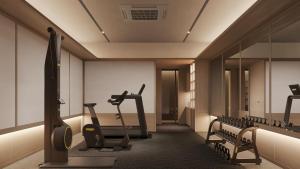 Fitness centrum a/nebo fitness zařízení v ubytování Soori Penang
