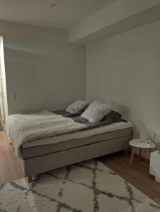 Ένα ή περισσότερα κρεβάτια σε δωμάτιο στο Jaakonkatu City Center home