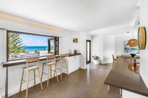 Køkken eller tekøkken på Salt Luxury Location