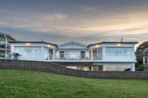 Bygningen som feriehuset ligger i