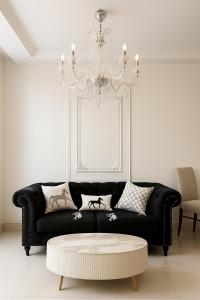 Posezení v ubytování The Writeriana de Lumière