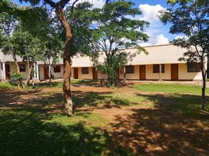 a building with a tree in front of it at Casa Havilah Inn in Chanamo