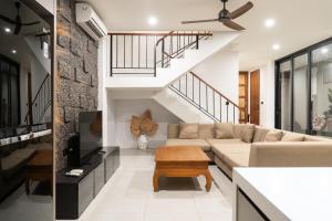 Posezení v ubytování KAMMARA VILLA - Bali Invest Club