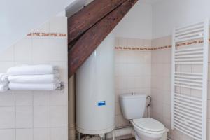 Koupelna v ubytování Les Hauts de Colmar + 12 fotografií