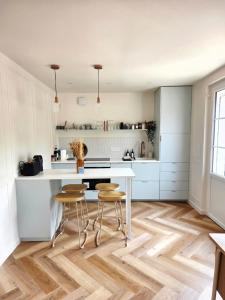 Køkken eller tekøkken på Le Boudoir d'Elba - Balneotherapie & terrasse