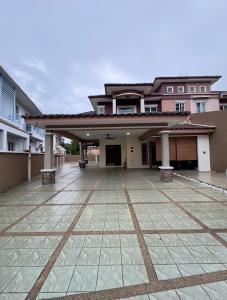 Bygningen som feriehuset ligger i