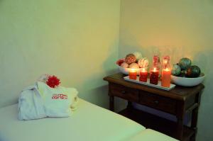 Postel nebo postele na pokoji v ubytování Hotel Mia Cara & Spa