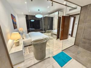 Ένα μπάνιο στο Refined villa in the heart of La Marsa with garden +81 φωτογραφίες