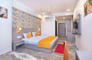 Voodi või voodid majutusasutuse TrimHotel Grandview Jaipur toas +33 fotot