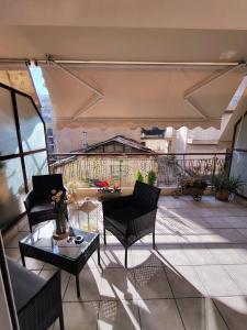 Balkón nebo terasa v ubytování Joanna's House