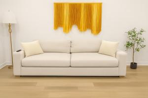 Et opholdsområde på WorkerFriendly WasherDryer WiFi LongStayDiscount