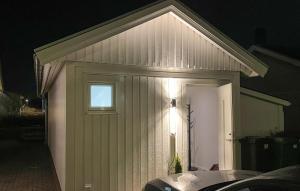 Bygningen som feriehuset ligger i