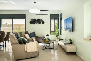 Posezení v ubytování Tranquil Galilee Countryside Retreat