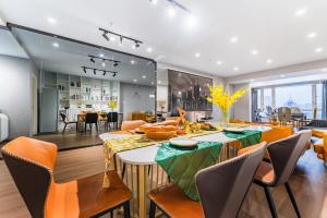 Khu vực ghế ngồi tại Chengdu Yunxi Luxury High-end Suite Apartment Hotel