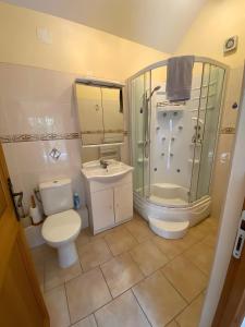 Koupelna v ubytování Gîte Chemin Des Hêtres