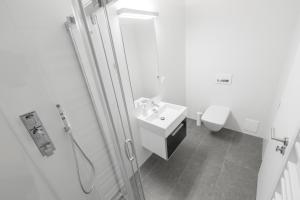 Koupelna v ubytování Theresian Apartment