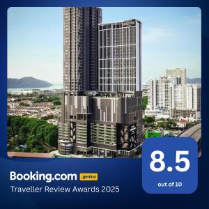 Et logo, certifikat, skilt eller en pris der bliver vist frem på Iconic Regency Penang