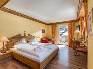 Postel nebo postele na pokoji v ubytování Das Rotspitz Adults - only