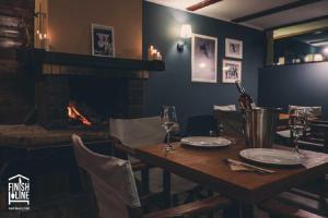 Et opholdsområde på Finish Line Guest House